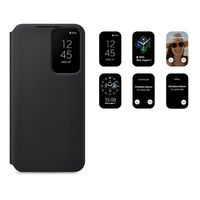 Case Samsung Smart Clear View Cover Galaxy S22 - Negro