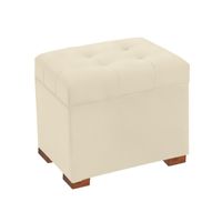 BAUL HALON MAVISAC PEQUEÑO COLOR MARFIL - ULTRA CUERO
