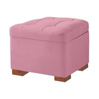 BAUL TERRACOTA MAVISAC PEQUEÑO COLOR ROSADO - TELA