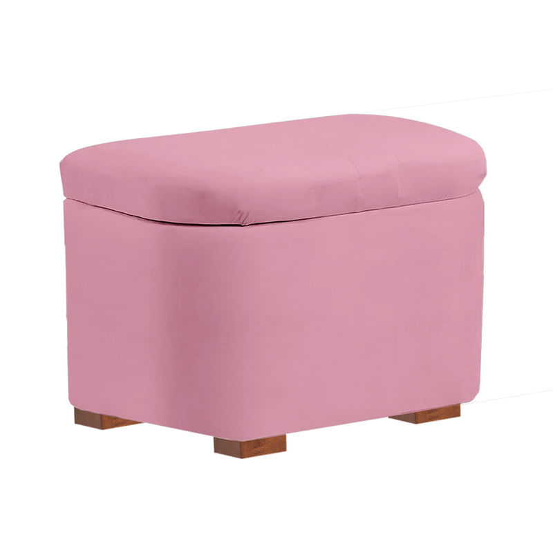 BAUL ESTHER MAVISAC PEQUEÑO COLOR ROSADO - TELA