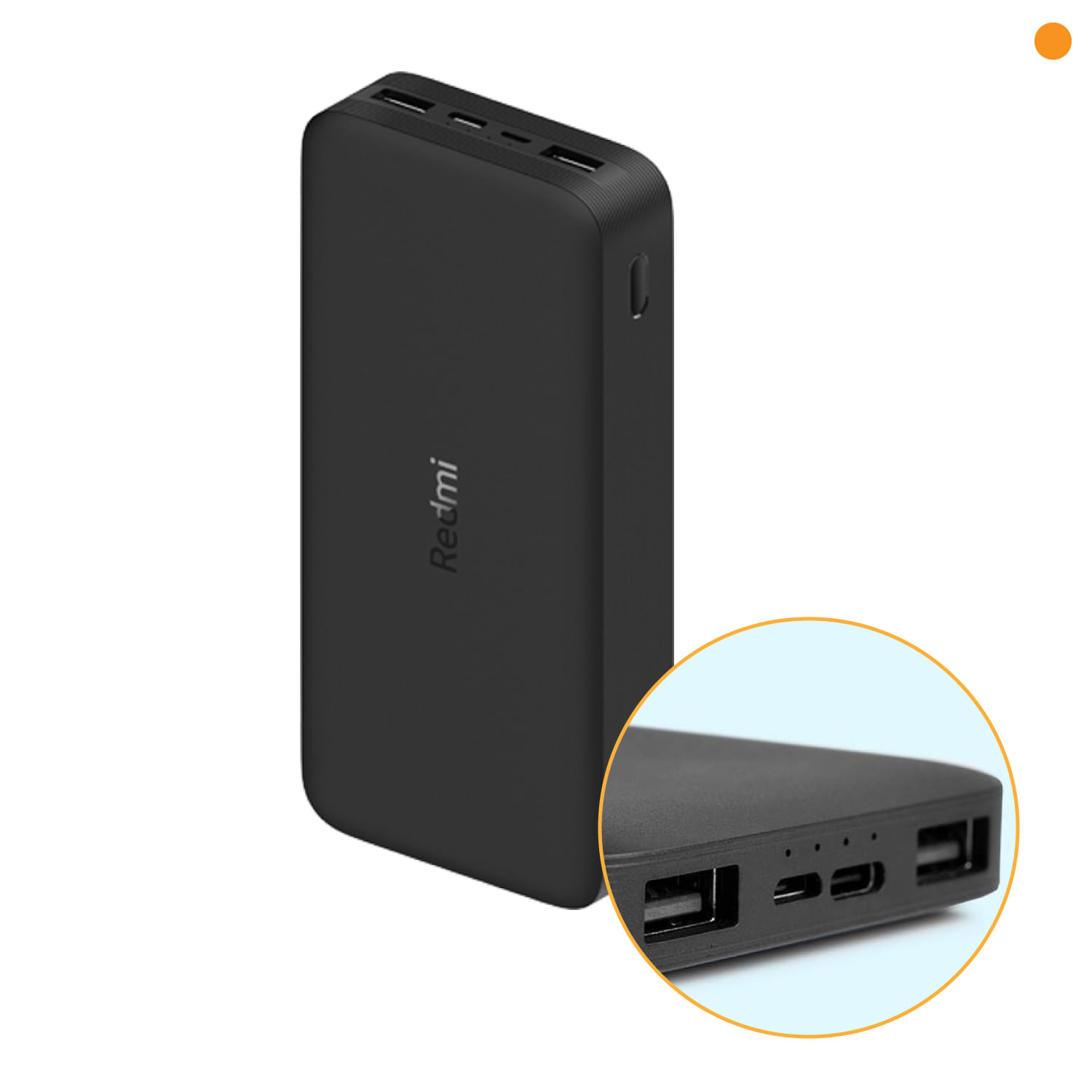 Power Bank Xiaomi 20,000 mAh - Negro