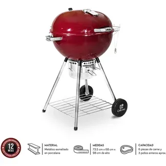 Parrilla Sheriff 22"" Rojo