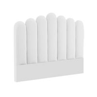 CABECERA TOV MAVISAC PLAZA KING COLOR BLANCO - ULTRA CUERO