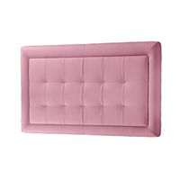 CABECERA SQUARE MAVISAC DOS PLAZAS COLOR ROSADO - TELA