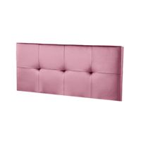 CABECERA POLIPIEL CRETA MAVISAC PLAZA KING COLOR ROSADO - TELA