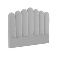 CABECERA TOV MAVISAC PLAZA QUEEN COLOR PLATA - TELA