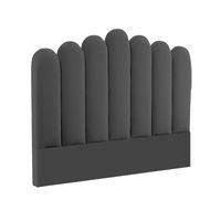 CABECERA TOV MAVISAC PLAZA QUEEN COLOR GRIS - TELA