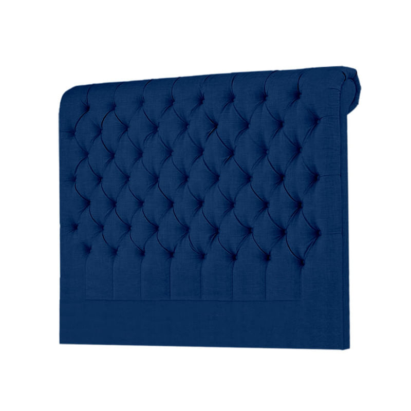 CABECERA LINEN MAVISAC PLAZA Y MEDIA COLOR AZUL NOCHE - TELA