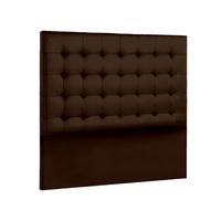 CABECERA HADES MAVISAC PLAZA Y MEDIA COLOR CHOCOLATE - TELA