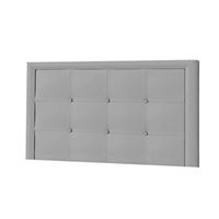 CABECERA ALEXA MAVISAC DOS PLAZAS COLOR PLATA - TELA