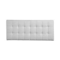 CABECERA LILY MAVISAC PLAZA QUEEN COLOR BLANCO - ULTRA CUERO