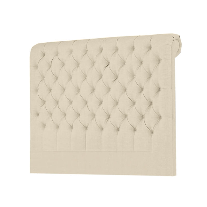 CABECERA LINEN MAVISAC PLAZA Y MEDIA COLOR MARFIL - ULTRA CUERO