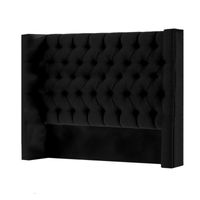 CABECERA KNIGHTSBRIDGE MAVISAC DOS PLAZAS COLOR NEGRO - TELA