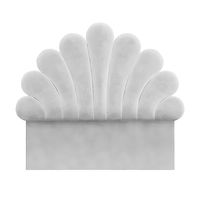 CABECERA EMILY MAVISAC PLAZA QUEEN COLOR BLANCO - ULTRA CUERO