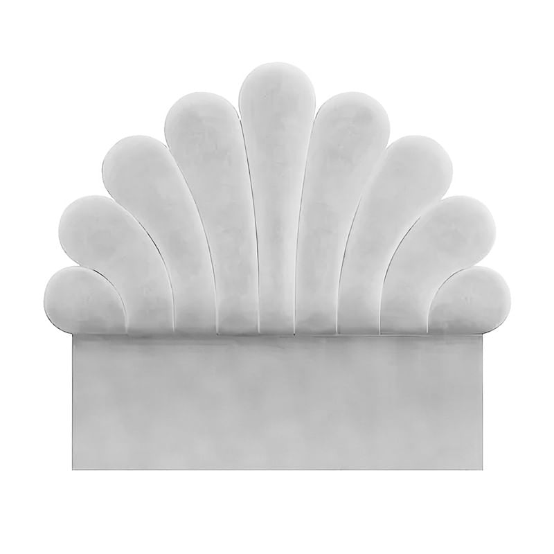 CABECERA EMILY MAVISAC PLAZA QUEEN COLOR BLANCO - ULTRA CUERO