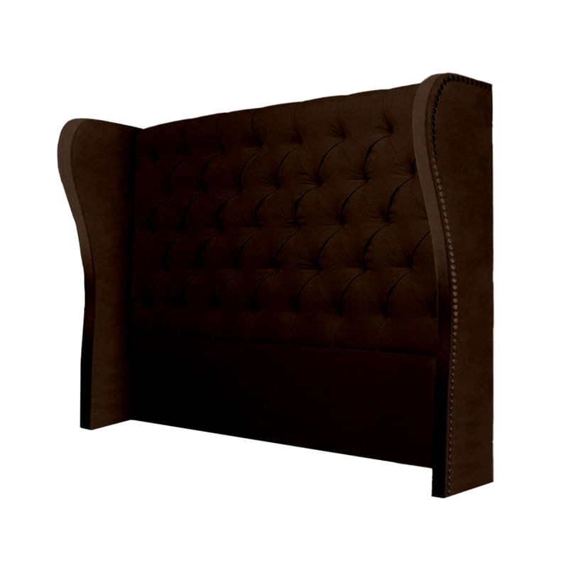 CABECERA SAFIRO MAVISAC PLAZA QUEEN COLOR CHOCOLATE - TELA