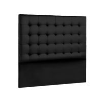 CABECERA HADES MAVISAC PLAZA QUEEN COLOR NEGRO - TELA