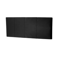 CABECERA LUAP DE AMBAR MAVISAC PLAZA QUEEN COLOR NEGRO - TELA