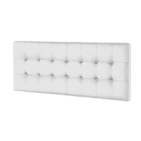 CABECERA VANILLA MAVISAC PLAZA QUEEN COLOR BLANCO - ULTRA CUERO