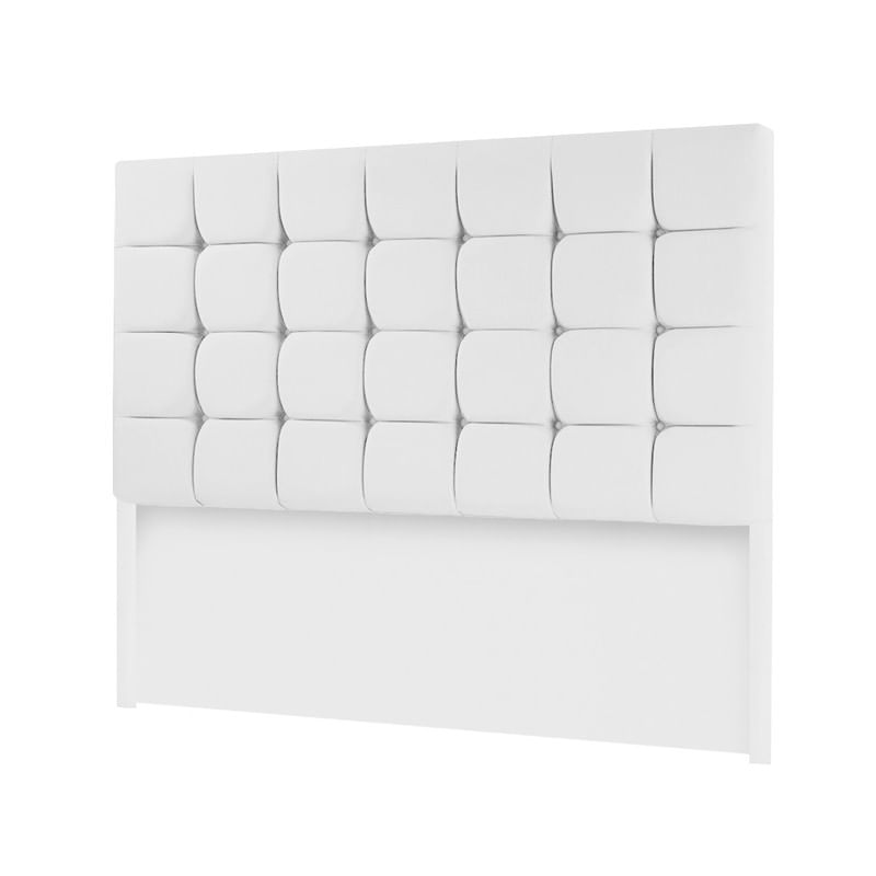 CABECERA CUBES MAVISAC PLAZA KING COLOR BLANCO - ULTRA CUERO