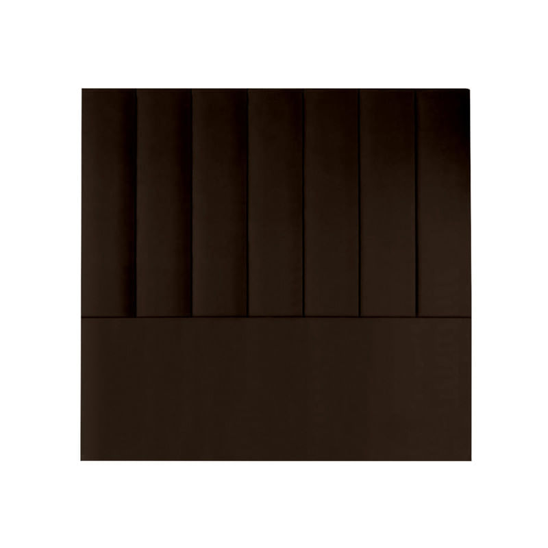 CABECERA TOSCO MAVISAC DOS PLAZAS COLOR CHOCOLATE - TELA