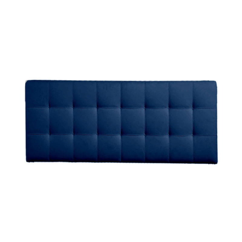 CABECERA LILY MAVISAC PLAZA QUEEN COLOR AZUL NOCHE - TELA