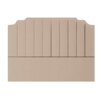 CABECERA 24 KF MAVISAC PLAZA KING COLOR BEIGE - TELA
