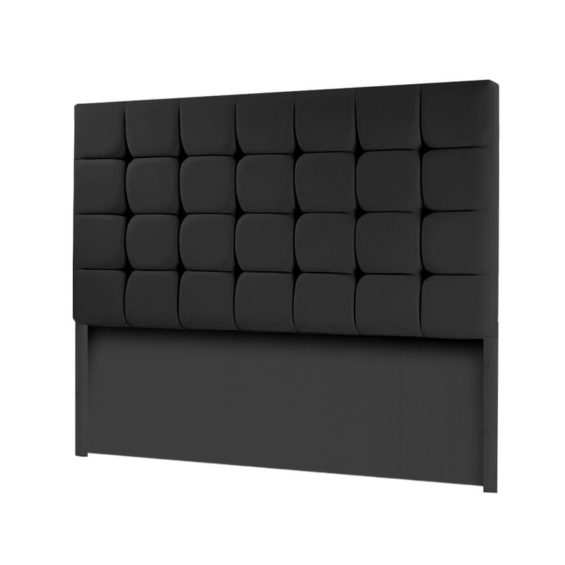 CABECERA CUBES MAVISAC DOS PLAZAS COLOR NEGRO - TELA