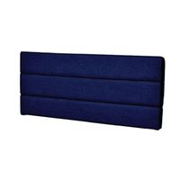 CABECERA ABRAHAM MAVISAC PLAZA KING COLOR AZUL NOCHE - TELA