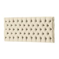 CABECERA MAJESTIC MAVISAC DOS PLAZAS COLOR MARFIL - ULTRA CUERO