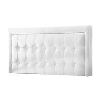 CABECERA KYBELE MAVISAC PLAZA Y MEDIA COLOR BLANCO - ULTRA CUERO