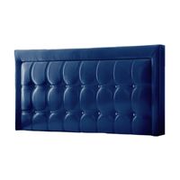 CABECERA KYBELE MAVISAC PLAZA KING COLOR AZUL NOCHE - TELA