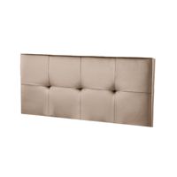 CABECERA POLIPIEL CRETA MAVISAC PLAZA QUEEN COLOR BEIGE - TELA