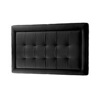 CABECERA SQUARE MAVISAC PLAZA Y MEDIA COLOR NEGRO - TELA