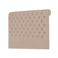 CABECERA LINEN MAVISAC DOS PLAZAS COLOR BEIGE - TELA