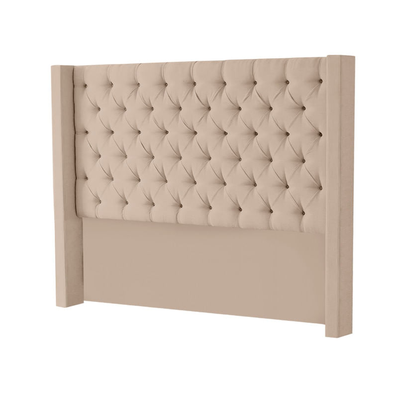 CABECERA MASTER REY MAVISAC PLAZA KING COLOR BEIGE - TELA