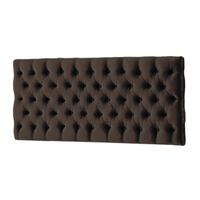 CABECERA MAJESTIC MAVISAC DOS PLAZAS COLOR CHOCOLATE - TELA
