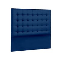 CABECERA HADES MAVISAC PLAZA QUEEN COLOR AZUL NOCHE - TELA