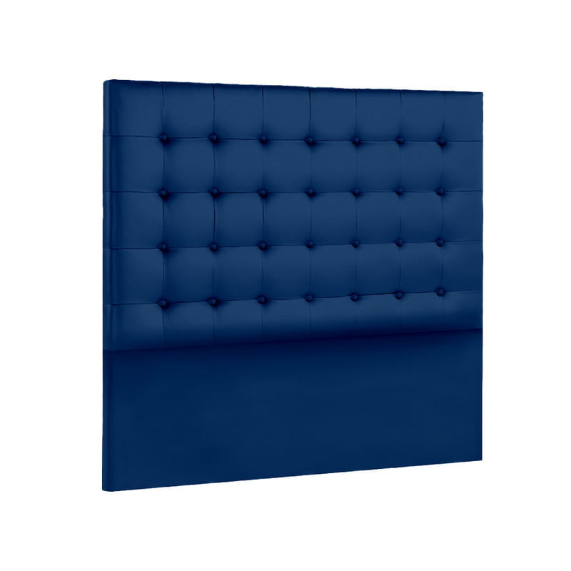 CABECERA HADES MAVISAC PLAZA QUEEN COLOR AZUL NOCHE - TELA