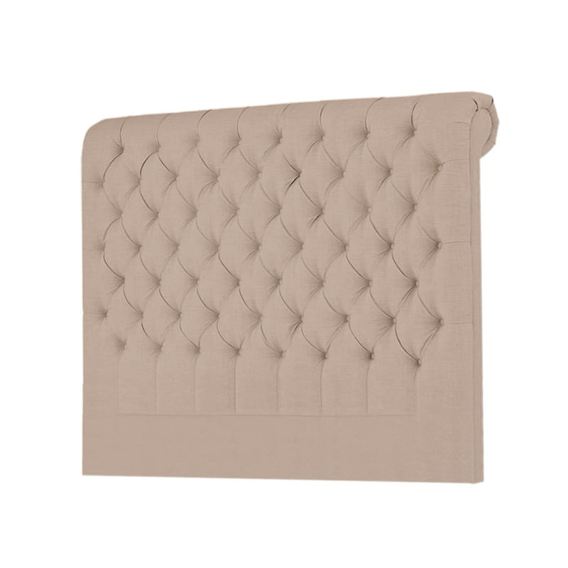 CABECERA LINEN MAVISAC PLAZA KING COLOR BEIGE - TELA