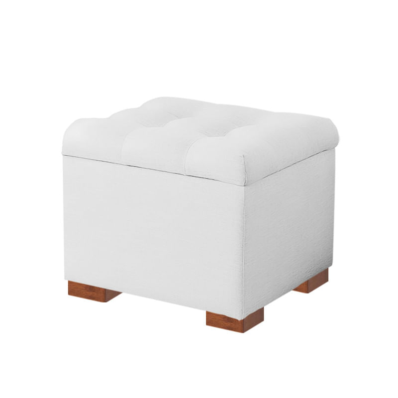 BAUL EVAN MAVISAC PEQUEÑO COLOR BLANCO - ULTRA CUERO