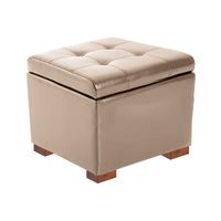 BAUL COUSTER MAVISAC PEQUEÑO COLOR BEIGE - ULTRA CUERO