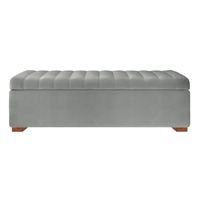 BAUL LIRIO MAVISAC PLAZA Y MEDIA COLOR PLATA - ULTRA CUERO