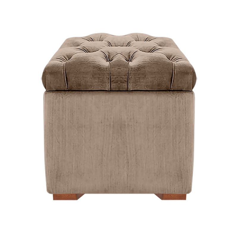 BAUL OLIVER MAVISAC PEQUEÑO COLOR BEIGE - TELA
