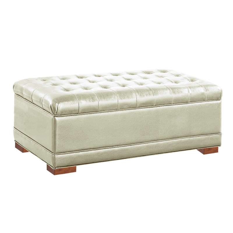 BAUL DARCY MAVISAC DOS PLAZAS COLOR MARFIL - ULTRA CUERO