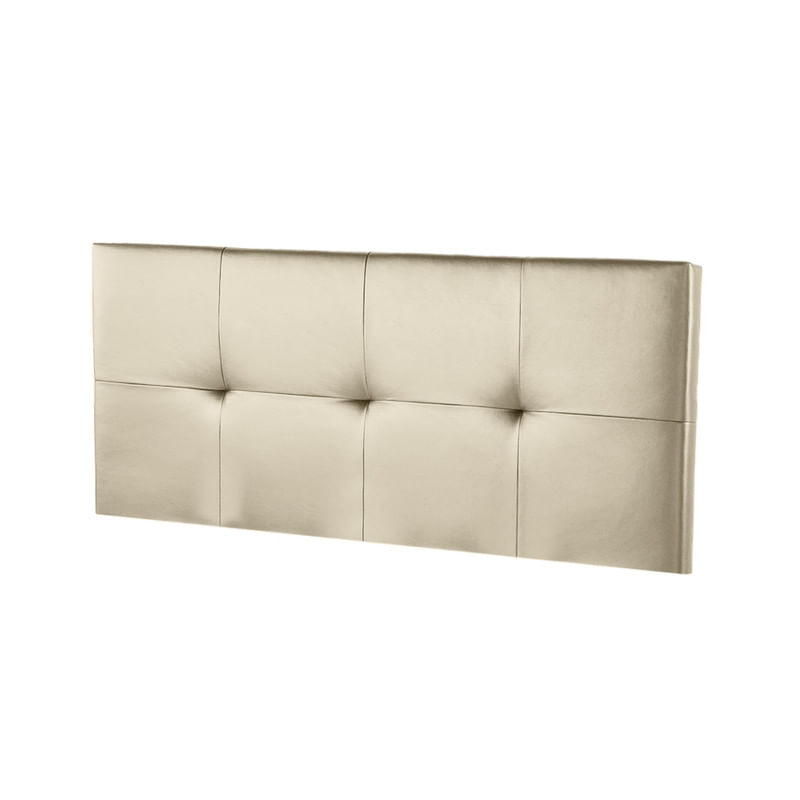 CABECERA POLIPIEL CRETA MAVISAC PLAZA KING COLOR MARFIL - ULTRA CUERO