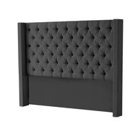 CABECERA MASTER REY MAVISAC PLAZA KING COLOR GRIS - TELA