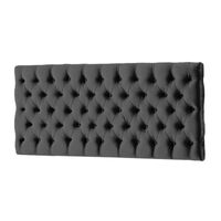CABECERA MAJESTIC MAVISAC PLAZA KING COLOR GRIS - TELA