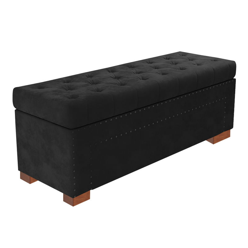 BAUL RINDO MAVISAC PLAZA QUEEN COLOR NEGRO - TELA