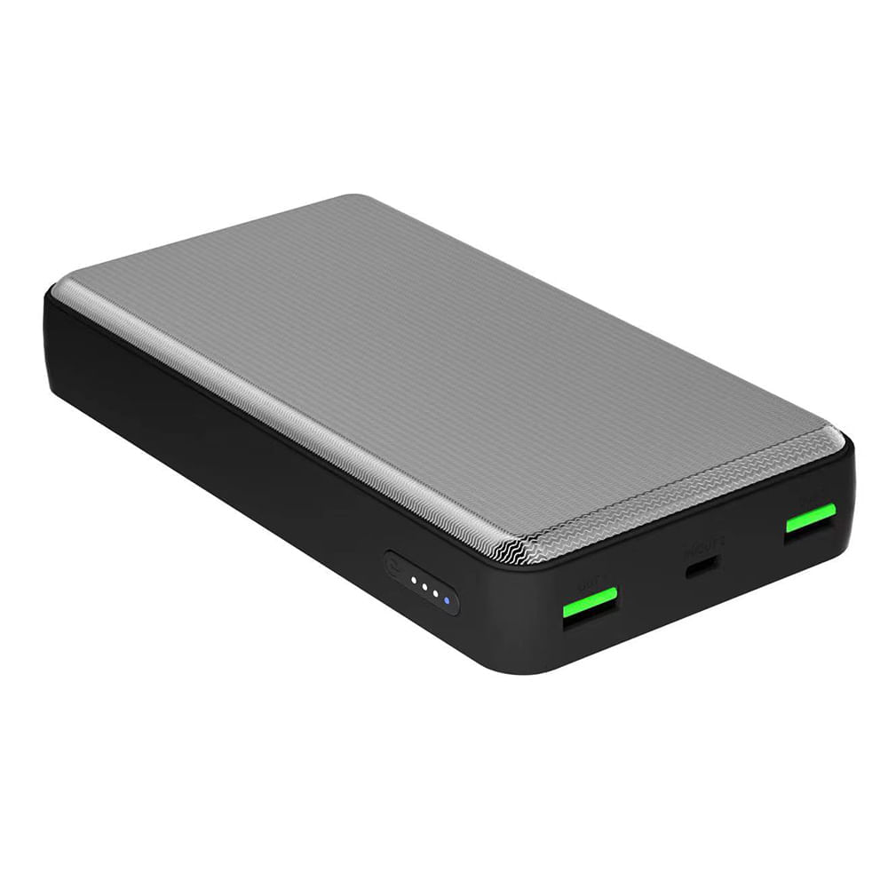 Batería externa Roadtrip para Laptop/Macbook 25000 mAh, 100W, Tipo-C, negro